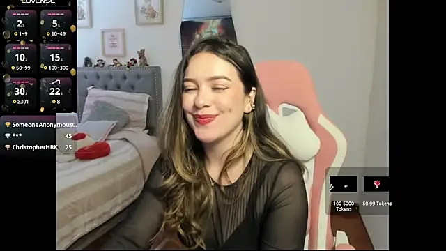 Flingster live video chat model - Grace